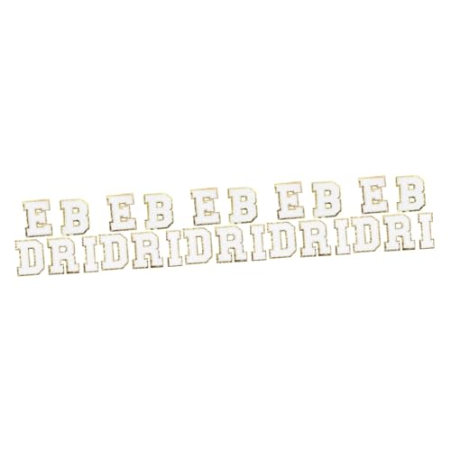 DIYEAH 5 Sätze Patch Briefe Bügelflicken Flicken für Kleidung Denim Jeans personalisierter individuation Applikationen zum Aufbügeln der Braut Bügelbuchstaben für Kleidung Polyester Weiß DIYEAH 5 Sätze Patch Briefe Bügelflicken Flicken für Kleidung Denim Jeans personalisierter individuation Applikationen zum Aufbügeln der Braut Bügelbuchstaben für Kleidung Polyester Weiß von DIYEAH