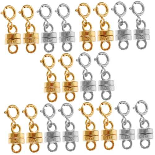 DIYEAH 5 Sätze S925 Verlängerungskette Halskette Gold Schmuckzubehör Schmuck Diy Verschluss Schnallenverschlüsse Schmuck Diy Zubehör Magnetverschluss Selber Machen S925 Silber 2 Paare * 5 DIYEAH 5 Sätze S925 Verlängerungskette Halskette Gold Schmuckzubehör Schmuck Diy Verschluss Schnallenverschlüsse Schmuck Diy Zubehör Magnetverschluss Selber Machen S925 Silber 2 Paare * 5 von DIYEAH