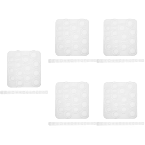 DIYEAH 5 Sätze Silikonform Set für Diy Ringe Teiliges Set für Kreative Schmuckgestaltung für Handgefertigte Edelsteinringe und Kreative Bastelprojekte von DIYEAH