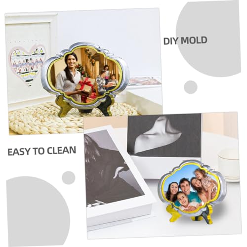 DIYEAH 5 Sätze Silikonform für Kreative DIY Bilderrahmen Ovaler Europäischer Rahmen Silikon Gießform Langlebig Wiederverwendbar Praktisch für Harzkunst und Bastelprojekte DIYEAH 5 Sätze Silikonform für Kreative DIY Bilderrahmen Ovaler Europäischer Rahmen Silikon Gießform Langlebig Wiederverwendbar Praktisch für Harzkunst und Bastelprojekte von DIYEAH