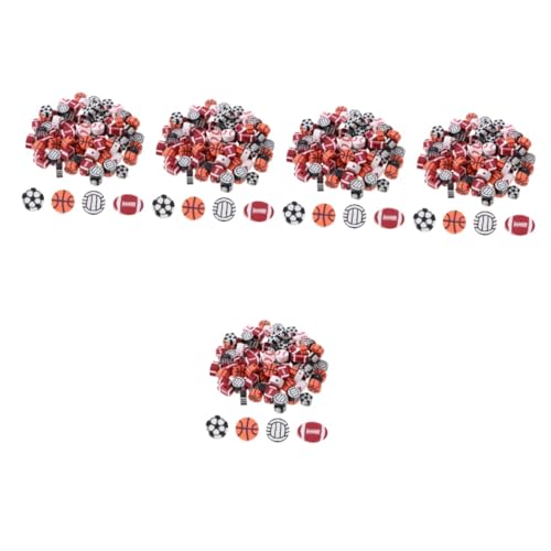 DIYEAH 5 Sätze Sport Lose Perlen Bastelzeug Für Freundinen Schmuck-accessoires Diy Schmuckherstellung Wohnung Mini Die Armbänder Perlen Perlen-anhänger Polymer-ton 300 Stück * 5 DIYEAH 5 Sätze Sport Lose Perlen Bastelzeug Für Freundinen Schmuck-accessoires Diy Schmuckherstellung Wohnung Mini Die Armbänder Perlen Perlen-anhänger Polymer-ton 300 Stück * 5 von DIYEAH