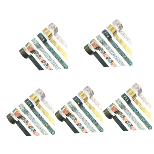 DIYEAH 5 Sätze Taschenband Streifen Scrapbooking Tape Handwerk Mit Doppelseitigem Klebeband Für Sammelklebeband Farbiges Band Klebrig Sammelalbum Dekoration Diy-bänder Papier 6 Rollen * 5 DIYEAH 5 Sätze Taschenband Streifen Scrapbooking Tape Handwerk Mit Doppelseitigem Klebeband Für Sammelklebeband Farbiges Band Klebrig Sammelalbum Dekoration Diy-bänder Papier 6 Rollen * 5 von DIYEAH