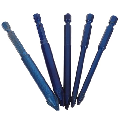 DIYEAH 5 Sätze Teiliges Metall Eccentric Bohrer Für Keramik Und Gerade Griff Vielseitig Einsetzbar Präzise Und Stabil Für Verschiedene Materialien Und Anwendungen 5 Stück * 5 von DIYEAH
