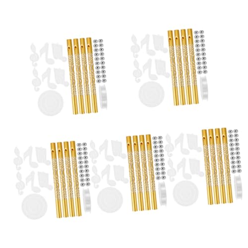 DIYEAH 5 Sätze Teiliges Silikonform für Epoxidharz Flexible Diy Gießformen mit Musiknoten Anhänger Design Langlebig Bruchfest und Detailreich für Kreative Schmuckanhänger Herstellung von DIYEAH
