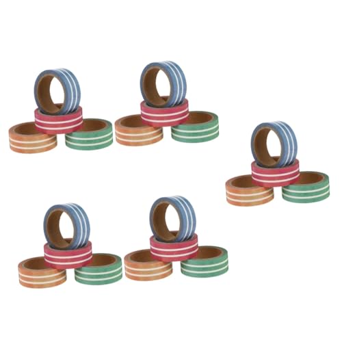 DIYEAH 5 Sätze Washi-tape The Washi Tape Farbiges Klebeband Visual Board Supply Tape Ornament Tape Craft Tape Bandspender Bastelband Zeitschrift Planerband Aufkleber 4 Rollen * 5 DIYEAH 5 Sätze Washi-tape The Washi Tape Farbiges Klebeband Visual Board Supply Tape Ornament Tape Craft Tape Bandspender Bastelband Zeitschrift Planerband Aufkleber 4 Rollen * 5 von DIYEAH