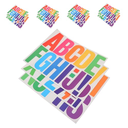 DIYEAH 5 Sätze Wasserdichte Buchstaben Aufkleber Selbstklebende Alphabet Sticker Bunte Faderesistente Etiketten Für Pinnwände Klassenzimmer Heimdekoration DIYEAH 5 Sätze Wasserdichte Buchstaben Aufkleber Selbstklebende Alphabet Sticker Bunte Faderesistente Etiketten Für Pinnwände Klassenzimmer Heimdekoration von DIYEAH