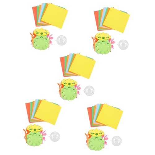 DIYEAH 5 Sets Papierschneidewerkzeug Set Origami Papier Papierherstellungsset Für Und Kleinkinder Basteln Stanzungen Für Das Klassenzimmer Papierschneideset Bastelsets von DIYEAH