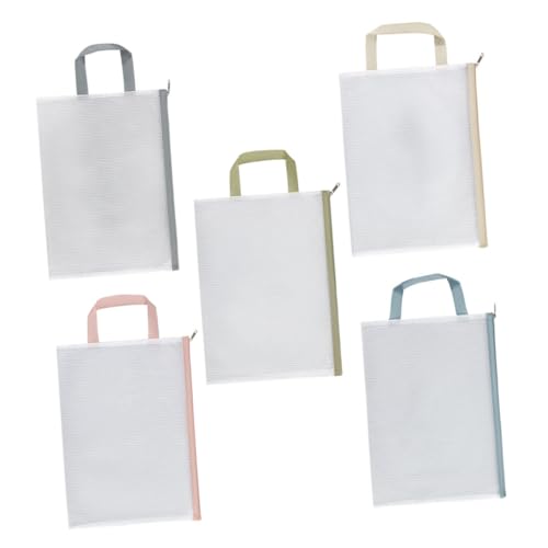 DIYEAH 5 Stück Aktenhalter Zip Beutel Dokumententasche Klassenzimmerorganisation Aktentasche Dateiorganisator Reißverschlusstaschen Für Das Klassenzimmer Müssen Haben Pvc DIYEAH 5 Stück Aktenhalter Zip Beutel Dokumententasche Klassenzimmerorganisation Aktentasche Dateiorganisator Reißverschlusstaschen Für Das Klassenzimmer Müssen Haben Pvc von DIYEAH