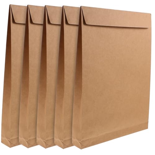 DIYEAH 5 Stück Dokumententasche aus Kraftpapier dokumententaschen kraftpapier sack kraftpapiertüte fünf Datei Lagerung Papiertüten für kleine Unternehmen Papiertüten verpacken Light Brown DIYEAH 5 Stück Dokumententasche aus Kraftpapier dokumententaschen kraftpapier sack kraftpapiertüte fünf Datei Lagerung Papiertüten für kleine Unternehmen Papiertüten verpacken Light Brown von DIYEAH