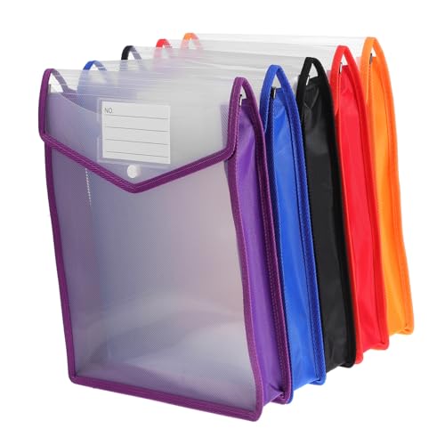 DIYEAH 5 Stück Dreidimensionale Dokumententasche Dokument Organizer Ordner Aktenhalter Aus Kunststoff Aktentasche Offizielle Dokumententasche Bürobedarf Papierkram-ordner Ordnerhalter Pp DIYEAH 5 Stück Dreidimensionale Dokumententasche Dokument Organizer Ordner Aktenhalter Aus Kunststoff Aktentasche Offizielle Dokumententasche Bürobedarf Papierkram-ordner Ordnerhalter Pp von DIYEAH