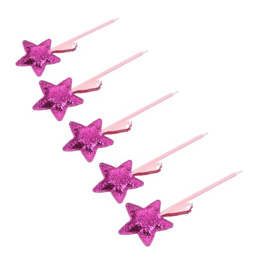 DIYEAH 5 Stück Glitter Kugelschreiber mit Sternmotiv Weicher Pu-griff Ergonomisch Glatter Schreibfluss Niedliche Cartoon-kugelschreiber für Schule Büro Partys Geschenkideen für Schüler DIYEAH 5 Stück Glitter Kugelschreiber mit Sternmotiv Weicher Pu-griff Ergonomisch Glatter Schreibfluss Niedliche Cartoon-kugelschreiber für Schule Büro Partys Geschenkideen für Schüler von DIYEAH
