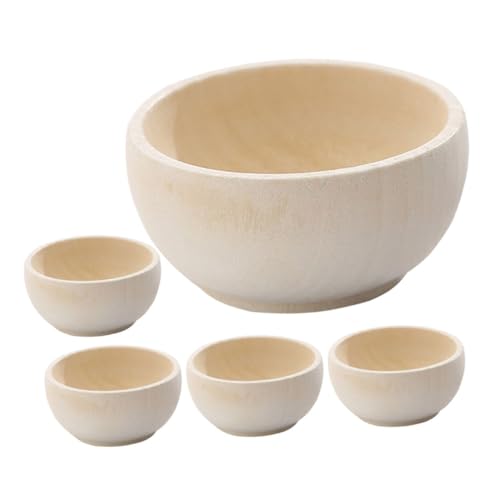 DIYEAH 5 Stück Kleine Holzschalen Spielzeug Unlackiertes Holzspielzeug DIY Zubehör DIY Holzbesteck Kleine Holzschale Mini Schalen Für Heimwerker Holzschalen Bastelarbeiten DIY DIYEAH 5 Stück Kleine Holzschalen Spielzeug Unlackiertes Holzspielzeug DIY Zubehör DIY Holzbesteck Kleine Holzschale Mini Schalen Für Heimwerker Holzschalen Bastelarbeiten DIY von DIYEAH