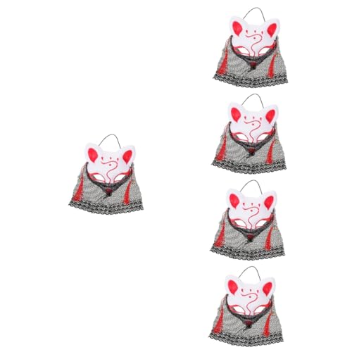 DIYEAH 5 Stück Maske Fuchs Plüsch Maskerade Halloween Kürbis Kostüm Halloween Purge Halloween Party Halbtier Party Supplies Partyzubehör Partyzubehör Stoff Rot DIYEAH 5 Stück Maske Fuchs Plüsch Maskerade Halloween Kürbis Kostüm Halloween Purge Halloween Party Halbtier Party Supplies Partyzubehör Partyzubehör Stoff Rot von DIYEAH
