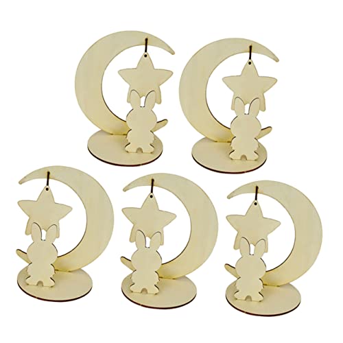 DIYEAH 5 Stück Mond-Kaninchen-verzierung Puzzle Für Montagemodell 3D-Puzzles Hölzernes 3D-Puzzle-Modell 3D-Puzzles Für Lernspielzeug Für Holz DIYEAH 5 Stück Mond-Kaninchen-verzierung Puzzle Für Montagemodell 3D-Puzzles Hölzernes 3D-Puzzle-Modell 3D-Puzzles Für Lernspielzeug Für Holz von DIYEAH