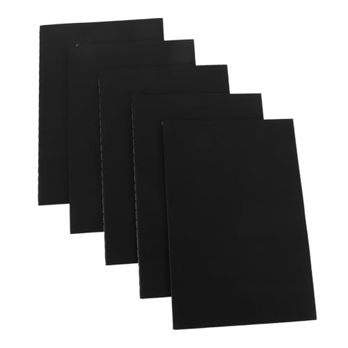 DIYEAH 5 Stück Notizbuch mit Weißen Teiliges Leeres Kraftcover Vielseitig Einsetzbar für Zeichnungen Skizzen und Notizen für Schule Reisen und Kreative Projekte pro Buch von DIYEAH