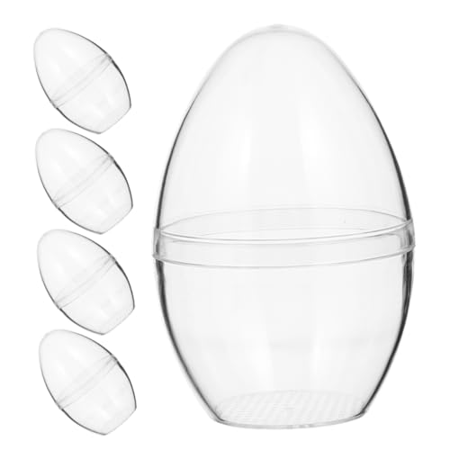 DIYEAH 5 Stück Ostern Transparente Eierball Befüllbare Ostereier Klare Ornamentkugeln Plastikkugel Plastikeier Befüllbar Leere Plastikeier Klarer, Befüllbarer Ball in Eiform P.s DIYEAH 5 Stück Ostern Transparente Eierball Befüllbare Ostereier Klare Ornamentkugeln Plastikkugel Plastikeier Befüllbar Leere Plastikeier Klarer, Befüllbarer Ball in Eiform P.s von DIYEAH