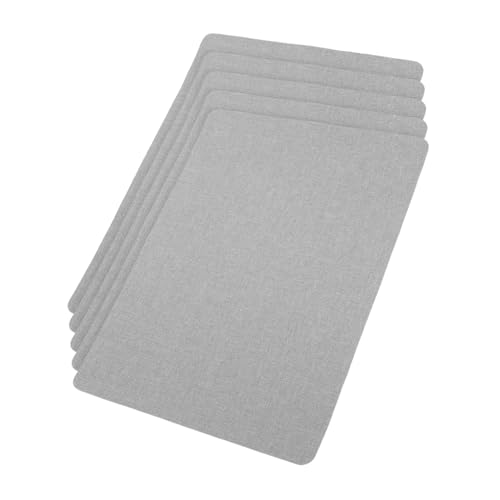 DIYEAH 5 Stück Selbstklebender Leinenflicken Reparaturset Für Möbel Reparaturset Couchband Polsterreparaturset Stoffreparaturflicken Stoffflicken Für Möbel Grey von DIYEAH