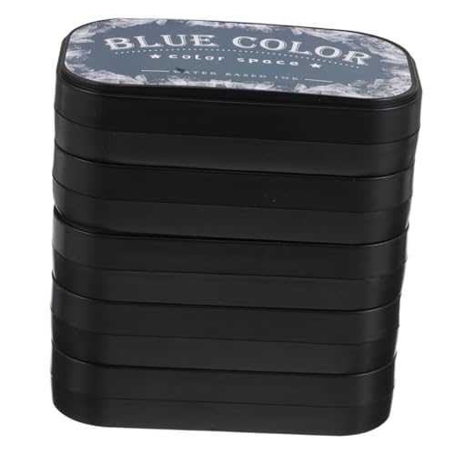 DIYEAH 5 Stück Stempelkissen Nachfülltinte für Stempel Nachfüllpad Druckblock Pigment -Tintenkissen zum Stempeln Handwerksmarkenpolster Vintage Ink Pads Büro Briefmarken Kunststoff von DIYEAH