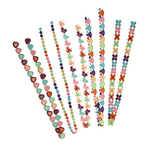 DIYEAH 5 Stück Stickerei wasserlösliche Spitze Spitzenband Baumwolle Buntes Band trimmen für home decoration home dekoration Spitzenband zum Nähen gestickte Nähte Polyestergarn Colorful DIYEAH 5 Stück Stickerei wasserlösliche Spitze Spitzenband Baumwolle Buntes Band trimmen für home decoration home dekoration Spitzenband zum Nähen gestickte Nähte Polyestergarn Colorful von DIYEAH