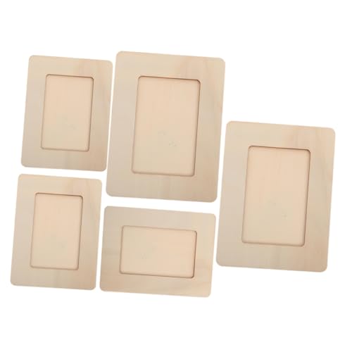 DIYEAH 5 Stück Teiliges Diy Holz Bilderrahmen für Unlackierte Fotorahmen zum Basteln für Kreative Projekte und Dekoration Jedem DIYEAH 5 Stück Teiliges Diy Holz Bilderrahmen für Unlackierte Fotorahmen zum Basteln für Kreative Projekte und Dekoration Jedem von DIYEAH