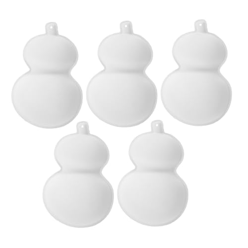DIYEAH 5 Stück Teiliges Diy Papiermasken für Leere Gourd Masken Pappmaché für Bastelprojekte Karneval und Cosplay Fördert Künstlerische Kreativität und Interaktion von DIYEAH
