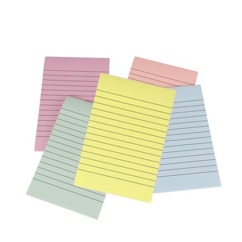 DIYEAH 5 Stück Teiliges Farbig Gestreift Selbstklebend Memo Pads für Schule Büro Studenten Wiederverwendbar Handlich Vielseitig Schreibtisch Wand Kühlschrank Geeignet DIYEAH 5 Stück Teiliges Farbig Gestreift Selbstklebend Memo Pads für Schule Büro Studenten Wiederverwendbar Handlich Vielseitig Schreibtisch Wand Kühlschrank Geeignet von DIYEAH