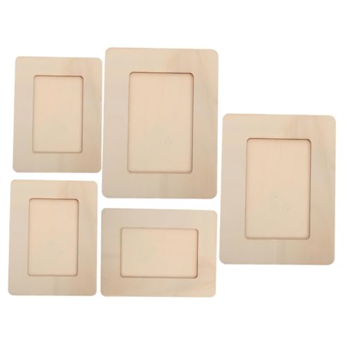 DIYEAH 5 Stück Teiliges Holz Bilderrahmen zum Basteln Naturbelassen Leicht Diy Blanko Fotorahmen für Erwachsene für Fotos Kunstwerke und Kreative Wohnraumdekoration DIYEAH 5 Stück Teiliges Holz Bilderrahmen zum Basteln Naturbelassen Leicht Diy Blanko Fotorahmen für Erwachsene für Fotos Kunstwerke und Kreative Wohnraumdekoration von DIYEAH