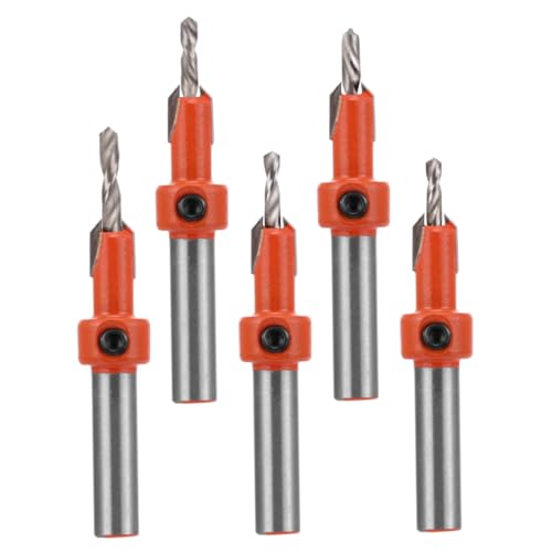 DIYEAH 5 Stück Teiliges Holzsenkbohrer Set mit Verschleißfestem Legierungskopf Selbstschneidend für Zeitsparendes Arbeiten Präzises Splitterfreies Design für Professionelle DIYEAH 5 Stück Teiliges Holzsenkbohrer Set mit Verschleißfestem Legierungskopf Selbstschneidend für Zeitsparendes Arbeiten Präzises Splitterfreies Design für Professionelle von DIYEAH