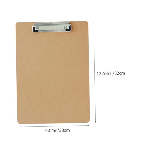 DIYEAH 5 Stück Teiliges Klemmbrett aus Holz Stabiles Schreibbrett mit Clip für Dokumentenorganisation Tragbares Schreibbrett für Büro Konferenzen und Zuhause Leicht und Langlebig DIYEAH 5 Stück Teiliges Klemmbrett aus Holz Stabiles Schreibbrett mit Clip für Dokumentenorganisation Tragbares Schreibbrett für Büro Konferenzen und Zuhause Leicht und Langlebig von DIYEAH