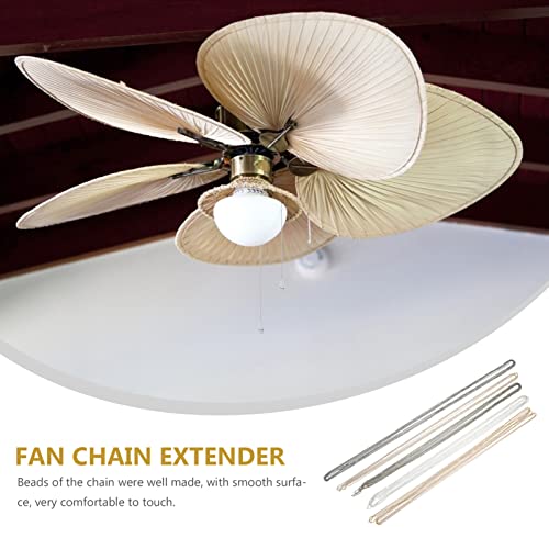 DIYEAH 5 Stück Teiliges Metallkette mit Perlen Kugelkette für Diy Schmuck Geeignet für Deckenventilatoren und Mehr Silber Gold Schwarz Gold DIYEAH 5 Stück Teiliges Metallkette mit Perlen Kugelkette für Diy Schmuck Geeignet für Deckenventilatoren und Mehr Silber Gold Schwarz Gold von DIYEAH