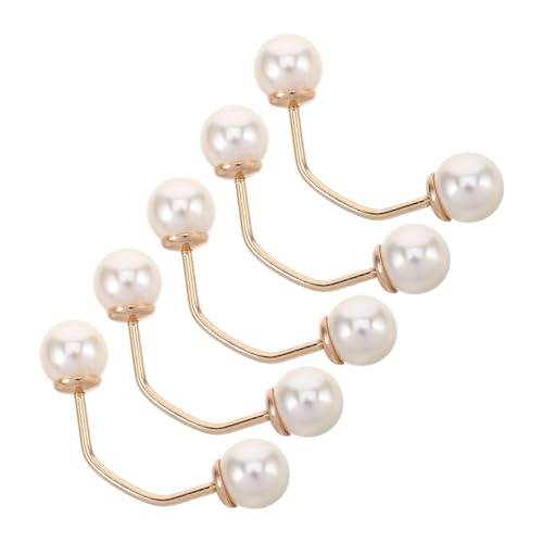 DIYEAH 5 Stück Teiliges Metallknöpfe mit Künstlichen Perlen Unsichtbare Sicherheitsnadeln für Damen Dekoration für Blusen Strickjacken und Diy Projekte DIYEAH 5 Stück Teiliges Metallknöpfe mit Künstlichen Perlen Unsichtbare Sicherheitsnadeln für Damen Dekoration für Blusen Strickjacken und Diy Projekte von DIYEAH