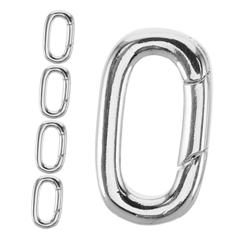 DIYEAH 5 Stück Teiliges Ovales Schmuckverbinder Kupfer Federleichte Karabiner Verschlüsse für Halsketten Armbänder und Anhänger Sicherer Verschluss für Diy Schmuckherstellung Vielseitig DIYEAH 5 Stück Teiliges Ovales Schmuckverbinder Kupfer Federleichte Karabiner Verschlüsse für Halsketten Armbänder und Anhänger Sicherer Verschluss für Diy Schmuckherstellung Vielseitig von DIYEAH