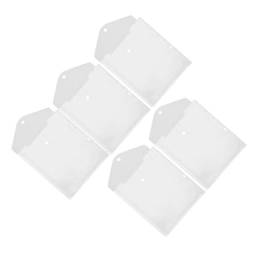 DIYEAH 5 Stück Teiliges Photo Protectors Transparente Aktentaschen für Dokumente Fotos und Postkarten für Büroorganisation und Aufbewahrung von DIYEAH