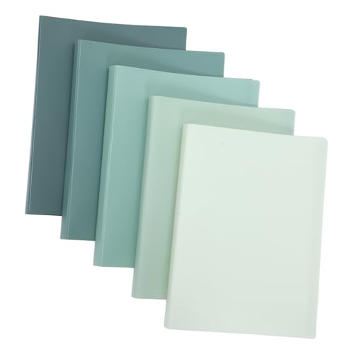 DIYEAH 5 Stück Teiliges Präsentationsordner mit Transparentem Schutzfilm Mehrfachtasche Dokumentenmappe Praktischer Büroorganizer in Farbverlauf Grün für Lehrer Ärzte Designer und DIYEAH 5 Stück Teiliges Präsentationsordner mit Transparentem Schutzfilm Mehrfachtasche Dokumentenmappe Praktischer Büroorganizer in Farbverlauf Grün für Lehrer Ärzte Designer und von DIYEAH
