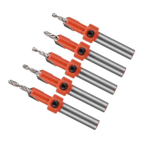 DIYEAH 5 Stück Teiliges Senkbohrer Set aus Verschleißfestem Legierungsstahl Stufenförmige Holzbohrer für Präzises Versenken Splitterarmes Design für Möbelbau und Holzprojekte DIYEAH 5 Stück Teiliges Senkbohrer Set aus Verschleißfestem Legierungsstahl Stufenförmige Holzbohrer für Präzises Versenken Splitterarmes Design für Möbelbau und Holzprojekte von DIYEAH