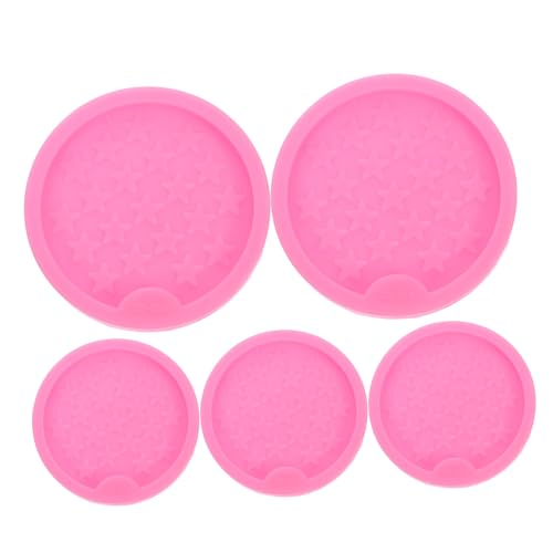 DIYEAH 5 Stück Teiliges Silikon Resin Untersetzer Formen Einzigartige Gießformen für DIY Epoxidharz Kunst Vielseitige Coaster Molds für Handwerk Ornament und Bastelprojekte DIYEAH 5 Stück Teiliges Silikon Resin Untersetzer Formen Einzigartige Gießformen für DIY Epoxidharz Kunst Vielseitige Coaster Molds für Handwerk Ornament und Bastelprojekte von DIYEAH