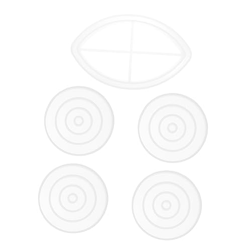 DIYEAH 5 Stück Teiliges Silikonformen für Untersetzer und Aufbewahrungsbox Diy Silikon Gießformen für Schmuck Epoxidharz und Bastelprojekte Glatte Oberfläche Einfache Demontage für von DIYEAH
