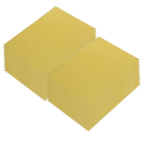 DIYEAH 50 Blatt Glitzermarmelade Texturiert Handgefertigtes Papier Faltpapier Selber Machen Origami-papiere Zum Basteln Diy Liefert Diy Papier Karte Diy Papier Papierstau Golden von DIYEAH