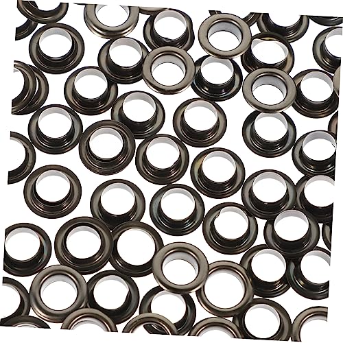 DIYEAH 50 Sätze Air-Auge-Taste schuhreparatur nozzle set vorhangstange window blind ösen werkzeug Kleiderknopfösen Schuhe basteln Knöpfe Ösen und Ösen Schuh Ösen DIY Tülle Kupfer Black von DIYEAH