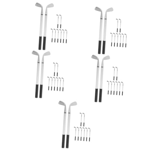 DIYEAH 50 Stck. Mini Golf Putter Kugelschreiber aus Aluminiumlegierung und PP Dekorative Schreibtisch Stifte Verschleißfest Geschenkidee für Büro Club und Golf Fans DIYEAH 50 Stck. Mini Golf Putter Kugelschreiber aus Aluminiumlegierung und PP Dekorative Schreibtisch Stifte Verschleißfest Geschenkidee für Büro Club und Golf Fans von DIYEAH