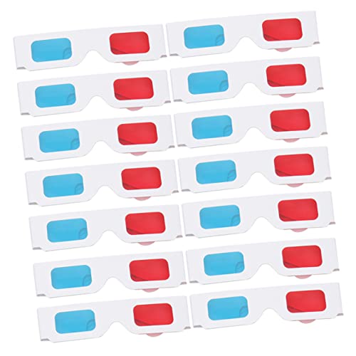 DIYEAH 50 Stück Anaglyph Brille Karton Papierbrille für Filme und Spiele für Erwachsene Tragbar für Überall DIYEAH 50 Stück Anaglyph Brille Karton Papierbrille für Filme und Spiele für Erwachsene Tragbar für Überall von DIYEAH