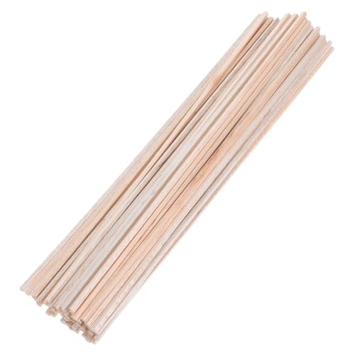 DIYEAH 50 Stück Balsaholzstäbe Naturholz Vierkant Dübel Holzleisten zum Basteln Modellbau Diy Rustikal Naturbelassen Stabil DIYEAH 50 Stück Balsaholzstäbe Naturholz Vierkant Dübel Holzleisten zum Basteln Modellbau Diy Rustikal Naturbelassen Stabil von DIYEAH