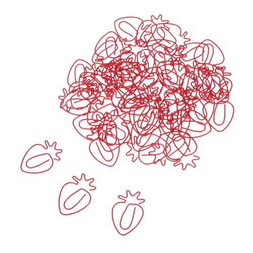 DIYEAH 50 Stück Bunte Erdbeer Clip Metall Klips im Cartoon Design für Schüler und Lehrer Farbenfrohe Bürobedarf für Schule und Zuhause Einzigartiges Obst Design Langlebige Büroklammern DIYEAH 50 Stück Bunte Erdbeer Clip Metall Klips im Cartoon Design für Schüler und Lehrer Farbenfrohe Bürobedarf für Schule und Zuhause Einzigartiges Obst Design Langlebige Büroklammern von DIYEAH