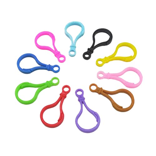 DIYEAH 50 Stück Candy Farbige Acryl Karabinerhaken Clips für Schlüsselanhänger Diy Zubehör für Taschen Handarbeiten Bunte Lampenverschluss Schnallen Farben Gemischt DIYEAH 50 Stück Candy Farbige Acryl Karabinerhaken Clips für Schlüsselanhänger Diy Zubehör für Taschen Handarbeiten Bunte Lampenverschluss Schnallen Farben Gemischt von DIYEAH