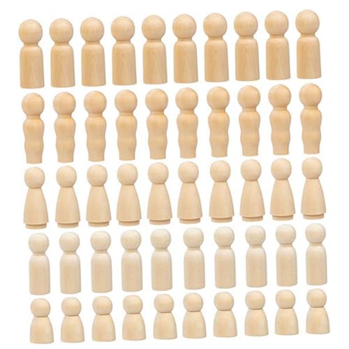 DIYEAH 50 Stück DIY Holzpuppen Kreative und Bastelfiguren für Familie Personen Holzfiguren für Holzspielzeug Kreativität und Handfertigkeit DIYEAH 50 Stück DIY Holzpuppen Kreative und Bastelfiguren für Familie Personen Holzfiguren für Holzspielzeug Kreativität und Handfertigkeit von DIYEAH