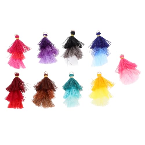 DIYEAH 50 Stück Dreilagige Quasten Zum Aufhängen Fransenquasten Schlüsselanhänger Anhänger Quasten Anhänger Seidige Kleine Quasten Mehrzweck Quaste Stilvolles Taschen Ornament DIYEAH 50 Stück Dreilagige Quasten Zum Aufhängen Fransenquasten Schlüsselanhänger Anhänger Quasten Anhänger Seidige Kleine Quasten Mehrzweck Quaste Stilvolles Taschen Ornament von DIYEAH