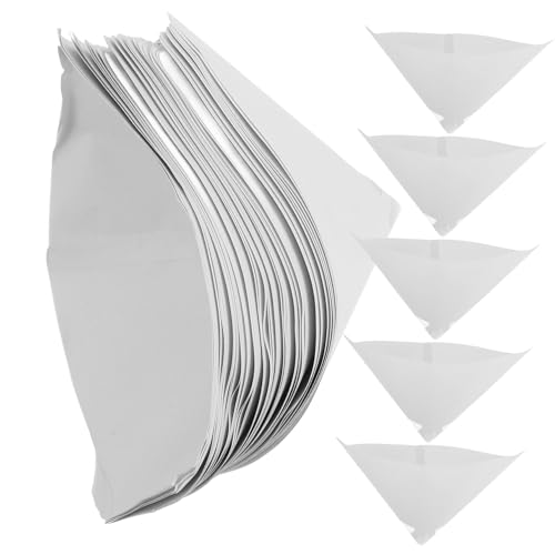 DIYEAH 50 Stück Farbsiebe Konische Malfilter Papier und Nylon Mesh für Effiziente Filtration von Rückständen Öl und Flüssigkeiten für Lackierprojekte und Airbrush Anwendungen von DIYEAH