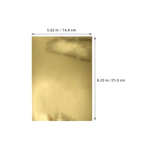 DIYEAH 50 Stück Goldglitzer-Kartonpapier, A4, glitzerndes Papier für Scrapbook, DIY-Projekte, Party-Dekoration, Geschenkverpackung DIYEAH 50 Stück Goldglitzer-Kartonpapier, A4, glitzerndes Papier für Scrapbook, DIY-Projekte, Party-Dekoration, Geschenkverpackung von DIYEAH