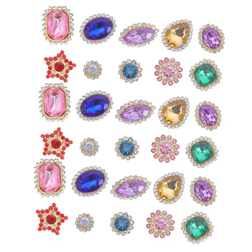 DIYEAH 50 Stück Handgenähte Blumen Crystal Knöpfe für Diy Haaraccessoires und Kreative Nähprojekte Dekorative Blütenverzierung für Kleidung und Bastelarbeiten DIYEAH 50 Stück Handgenähte Blumen Crystal Knöpfe für Diy Haaraccessoires und Kreative Nähprojekte Dekorative Blütenverzierung für Kleidung und Bastelarbeiten von DIYEAH