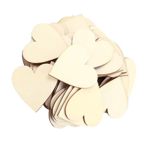 DIYEAH 50 Stück Herzförmige Holzscheiben mit Rinde Unbehandelt Blanko für DIY Basteln Scrapbooking und Dekoration Holzplättchen zum Beschriften und Verzieren DIYEAH 50 Stück Herzförmige Holzscheiben mit Rinde Unbehandelt Blanko für DIY Basteln Scrapbooking und Dekoration Holzplättchen zum Beschriften und Verzieren von DIYEAH
